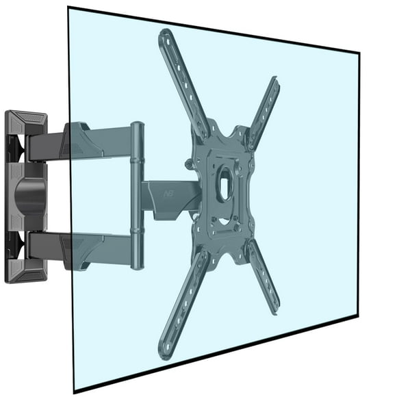 NB North Bayou TV Wall Mount, Full Motion TV Wall Bracket for Most 32-55 Inch TV/Flat Screen/LED/Monitors, Swivel Tilt with Articulating Arms, Rotating, Max VESA 400x400mm up to 60lbs