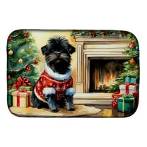 Carolines Treasures DAC2585DDM 0.2 x 21 x 14 in. Affenpinscher Cozy Christmas Dish Drying Mat