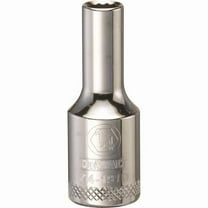 Stanley Tools 227763 0.25 in. Deep Socket - 0.37 in. Drive