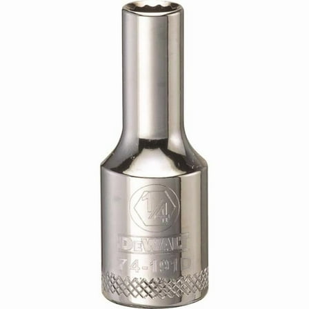 Stanley Tools 227763 0.25 in. Deep Socket - 0.37 in. Drive