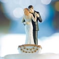 thumbnail image 5 of Weddingstar Bride And Groom Couple Figurine - "Row Away", 5 of 6