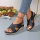 thumbnail image 1 of WILLBEST Sandalias De Plástico Para Mujer, Cómodas Sandalias Casuales Para Caminar En La Playa, Con Tacón De Cuña Y Punta Abierta, Calzado De Moda De Verano Con Diseño De Masaje, 1 of 8