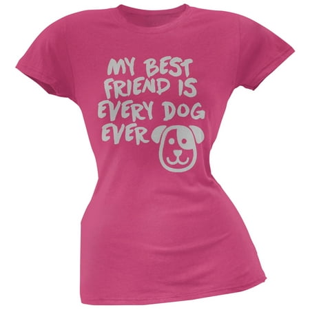 My Best Friend Is Every Dog Ever Pink Soft Juniors