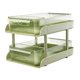 thumbnail image 5 of Organizador de escritorio con 2 pequeñas cajas de almacenamiento y doble asa. Verde claro, 5 of 9