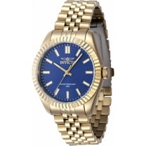 Invicta 47506 Women's Specialty Blue Dial Yellow Gold Case Watch