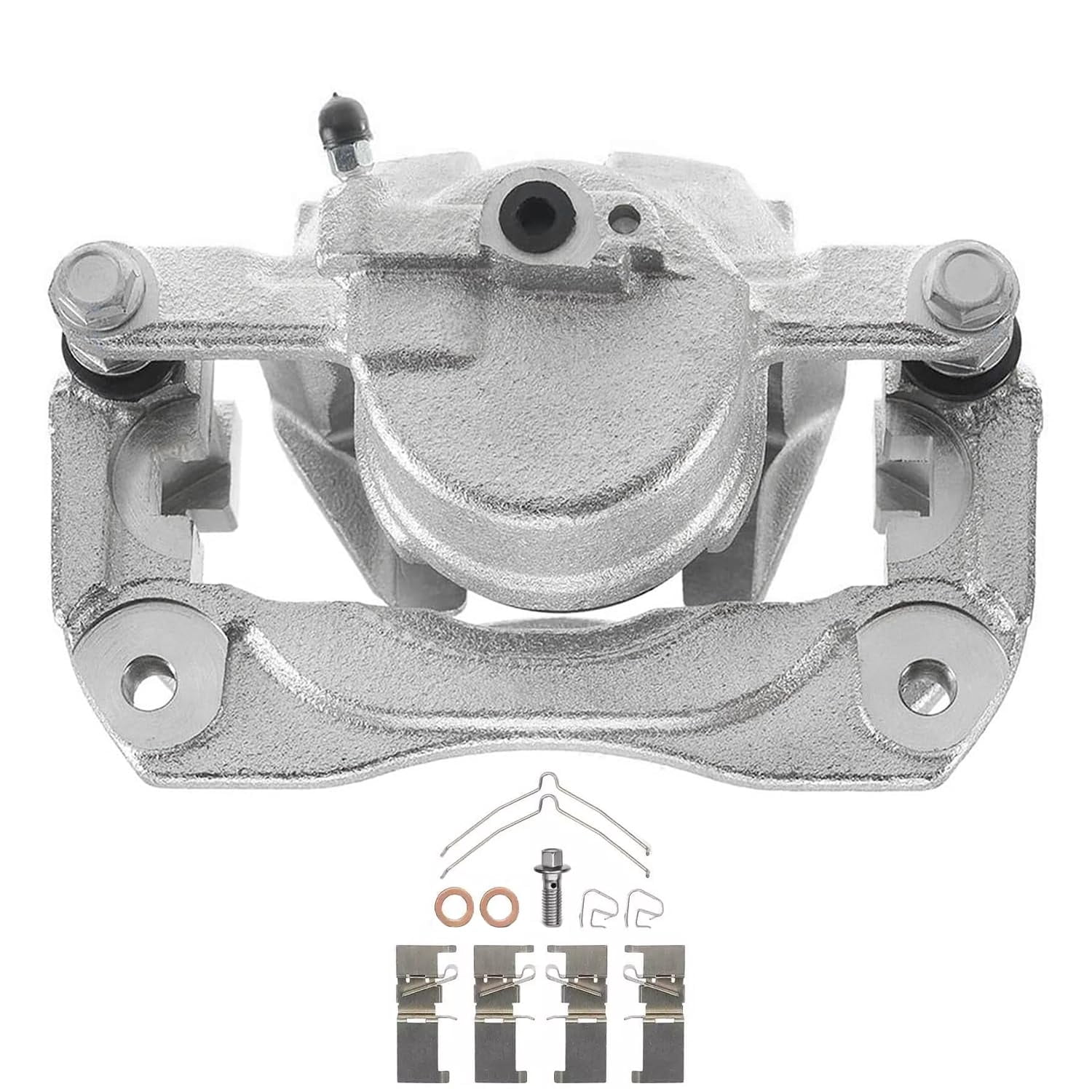 Detroit Axle - Front Brake Calipers for 07-17 Toyota Camry 08-18 Avalon 07-18 Lexus ES350, Disc Brake Calipers with Bracket 2007 2008 2009 2010 2011 2012 2013 2014 2015 2016 2017 Replacement