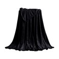 thumbnail image 6 of Fleece Blanket Plush Throw Fuzzy Lightweight (Throw Size 50x70cmBlack) Super Soft Microfiber Flannel Blankets for Couch, Bed, Sofa Ultra Luxurious Warm and Cozy for All Seasons,Black,27.56x19.69", 6 of 8