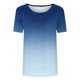 thumbnail image 4 of Puntoco Liquidación de camisetas cortas para mujer Camiseta estampada informal y de moda para mujer con cuello redondo y manga corta, 4 of 4