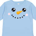 thumbnail image 4 of Inktastic Christmas Snowman, White Snowman, Carrot Nose Boys or Girls Long Sleeve Toddler T-Shirt, 4 of 5