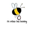 thumbnail image 4 of CafePress - I'd Rather Bee Beading Tote Bag - Unisex Canvas Tote Bag, Beige, 1-Piece, 4 of 8