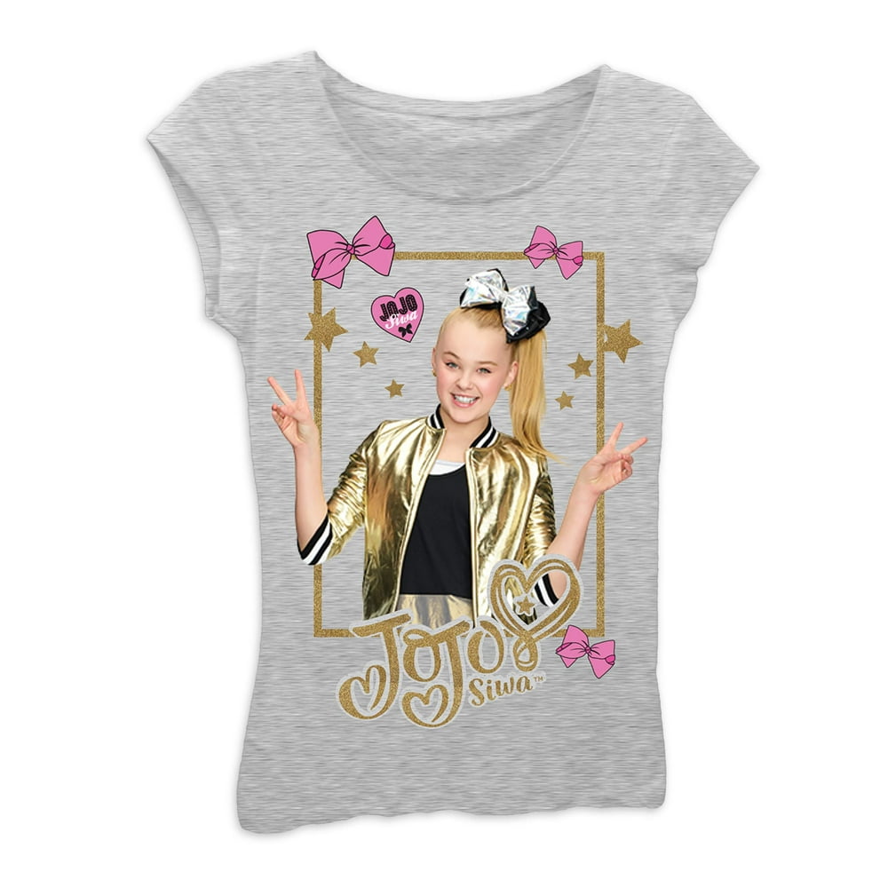 JoJo Siwa - Nickelodeon Jojo Siwa Girls Graphic T-Shirt - Walmart.com