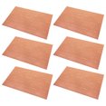 thumbnail image 1 of Mantel Individual de PVC de 6 uds, resistente al agua y antideslizante, estera aislante fácil de limpiar, 1 of 5
