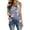 Blue, variant on Plus Size Tank Tops for Women Causal Sleeveless Fish Scales Printed T Shirts Crew Neck Racerback Graphic Tees Summer Tops Green S