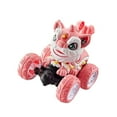 thumbnail image 2 of KOYPTL Lions Rising Rollover Car Toy for Toddler Baby Kids 2 3 4 Year Old Toy,Remote Control Car Toy with Light & Music,Suitable for Boys Girls Preschool Early Education Christmas Birthday Gifts-Pink, 2 of 9