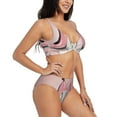 thumbnail image 2 of Daiia High Heel Shoes Butterfly Women's Bikini Set Two Piece Swimsuit High Waisted Bikini Adjustable Straps Bikini Perfect for Beach, Pool, and Summer Vacation-X-Large, 2 of 9