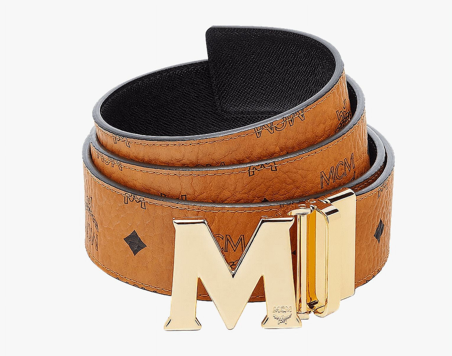 MCM, Accessories, Mcm Mens Claus Belt Red With Black Matte M