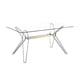 thumbnail image 1 of Mesa de Comedor Kessa Muebles Petya Dorado y Plateado, 1 of 1