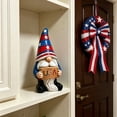 thumbnail image 6 of erdimoy 4th of July "USA" Star Gnome Statue, 6.2 Inch Resin Patriotic Gnome for Home & Party Decor, 6 of 6