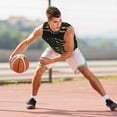 thumbnail image 3 of Wukai American Flag Camo Men’s Basketball JerseyLarge, 3 of 7