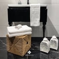 thumbnail image 7 of Hencely 18-Piece Turkish Cotton Towel Set – 6 Bath Towels, 6 Hand Towels & 6 Washcloths – Soft, Absorbent, Quick Dry – White, 7 of 7