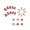 10-MJ-121, variant on 96Pcs 4Box Short Square Press On Nails, Burgundy Checkerboard & Nude Pink Ombre Fake Nails with Jelly Glue, Reusable False Nail Tips for Women Daily & Office Wear