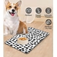 thumbnail image 6 of Dog Food Mats for Floors, 16"x24" Non-Slip Super Absorbent Pet Food Mat, Dishwasher Dog Mat for Food and Water, Cute Rubber Pet Feeding Mat for Dog Cat(Black Polka Dot), 6 of 6