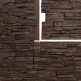 thumbnail image 6 of Ekena Millwork 45 3/4"W x 24 1/2"H x 1 1/4"D Canyon Ridge Stacked Stone, EverStone Faux Stone Siding Panel, Deep Creek, 6 of 9