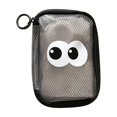 thumbnail image 2 of Cute Mesh Makeup Pouch, Waterproof Cosmetic Bag, Portable Travel Case, Separate Compartments and Built In Key Ring for Lipstick Storage, Beauty Travel, and Daily Organization., 2 of 6