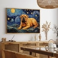 thumbnail image 5 of Chinese Dog Canvas Van Gogh Starry Night Wall Art Gifts Canvas Wall Art Frame Music Artist Customized Canvas Framed Photo Art Work For The Bedroom(Gifts For Dog Lover ), 5 of 6