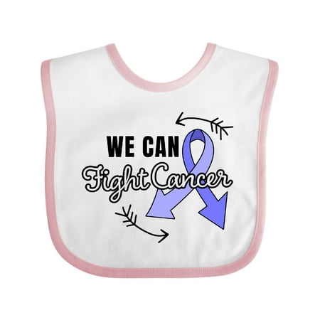 

Inktastic We Can Fight Cancer Stomach Cancer Awareness with Arrows Gift Baby Boy or Baby Girl Bib
