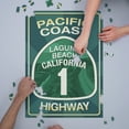 thumbnail image 3 of Highway 1, California, Laguna Beach, Pacific Coast Highway Sign (1000 Piece Puzzle, Size 19x27, Challenging Jigsaw Puzzle for Adults and Family, Made in USA), 3 of 4
