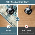 thumbnail image 4 of Anidaroel Office Chair Mat for Hardwood Floor, 46\u201dx72\u201d Large Floor Protector Mat, Under Desk Chair Rug for Rolling Chair, Anti-Slip Desk Chair Mat, Low Pile Carpet Protector Rug, 4 of 7