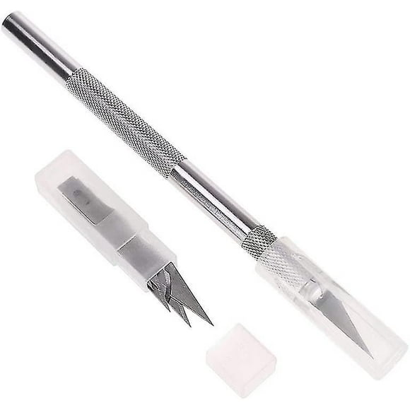 1 Pack Modeling Tools Carving Knife With 5 Spare Blades For Mobile Phone Re