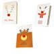 thumbnail image 5 of sweethay Exquisita tarjeta de felicitación de Navidad PY2, dibujos animados tridimensionales, bola de pelo de alce, nariz, postal de Navidad Type7 NO7, 5 of 6