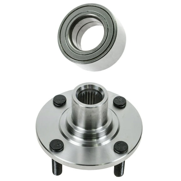 TRQ Wheel Bearing and Hub FRONT for Mitsubishi Mirage Lancer BHA53175
