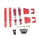 thumbnail image 4 of Amortiguador metálico RC con varilla de tracción, relleno de aceite, mantenimiento, piezas de repuesto modificadas para vehículos MN82 82Pro a escala Rojo, 4 of 8