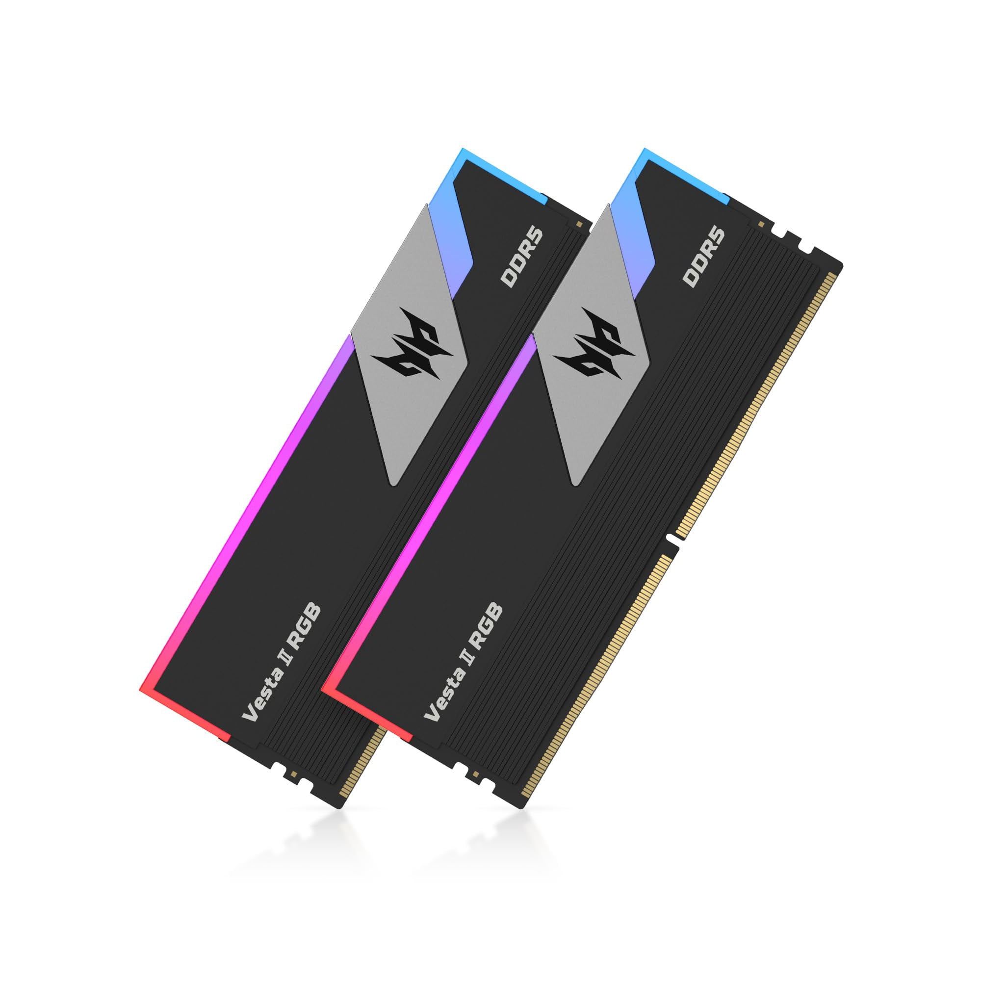 Predator Vesta II DDR5 RGB 32GB(16GB✕2) Acer Predator Vesta II RGB DDR5 RAM 32GB (16GBx2) 6000MHz