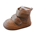 thumbnail image 2 of Fozruso Winter Girls Boots Insulated Warm Lined Cold Weather Outdoor Booties For Toddler Youth Kids,Cute Ankle Winter Boots Sizes 13 Little Kid(7-8 Years), 2 of 6