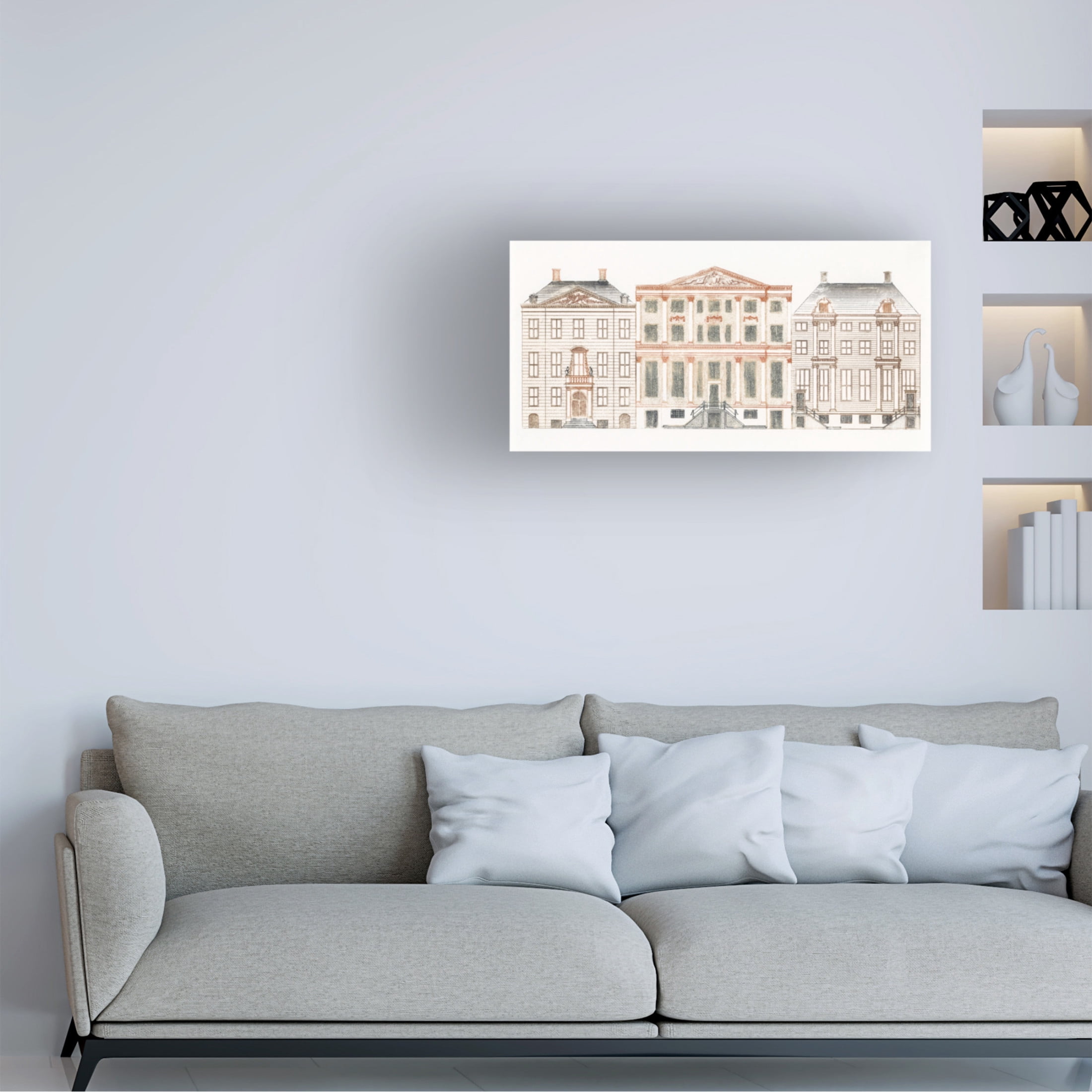 Trademark Fine Art Johan Teyler  Amsterdam Canal Houses VI Canvas Wall Art