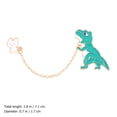 thumbnail image 2 of Cartoon Alloy Badge Dangle Chain Brooch for Hats Backpacks Clothes Bags, 2 of 8