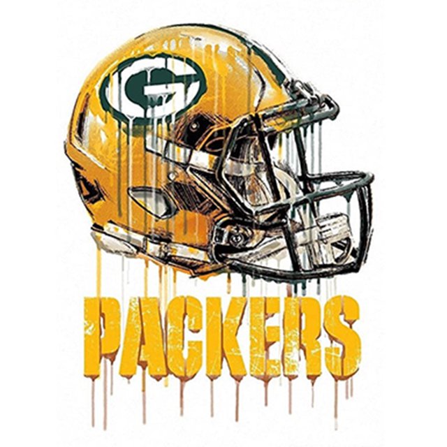 Cuadros Decorativos Green Bay Packers 5D bricolaje taladro redondo completo diamante pintura decoración del hogar (sz3232) DQrwqpou Nuevos Originales