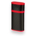 thumbnail image 2 of Tonino Lamborghini TCP001001 Tonino Carbon Fiber & Red 3 Finger Cigar Case, 2 of 7