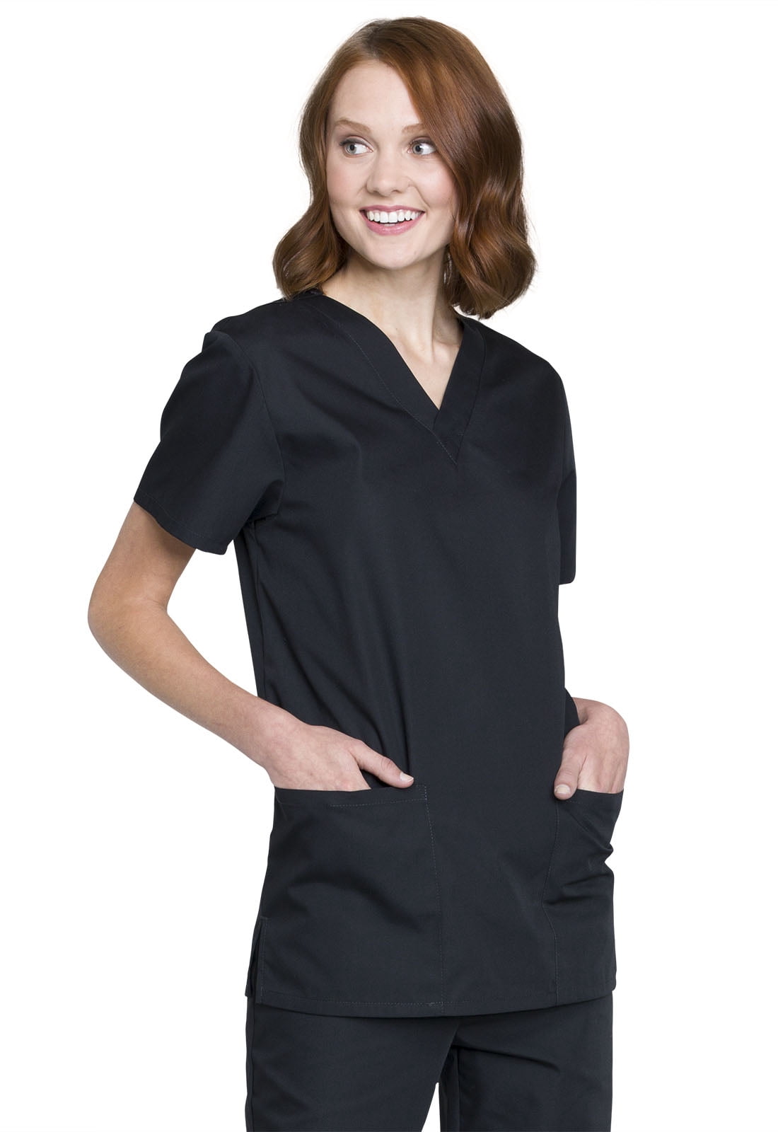 Men and Women Scrub Set Modern Fit Top and Drawstring Waist Pant - WW530C