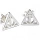 thumbnail image 1 of Harry Potter - Zarcillos Diseño Reliquias de la Muerte de Plata de Ley (Plateado), 1 of 3