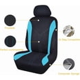 thumbnail image 2 of Car Seat Covers Front Seats and Rear Bench Air Mesh Fabric Rear Bench Split Polyester Easy Installation SUV CAR Woman Lady Femal ( Mint Full Set), 2 of 9