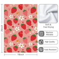 thumbnail image 3 of 2 Pcs Funny Kitchen Towels,Strawberry Plants Fruit Microfiber Dish Towels,Kitchen Tea Towels,Kitchen Towel Set (18" X 26"), 3 of 3