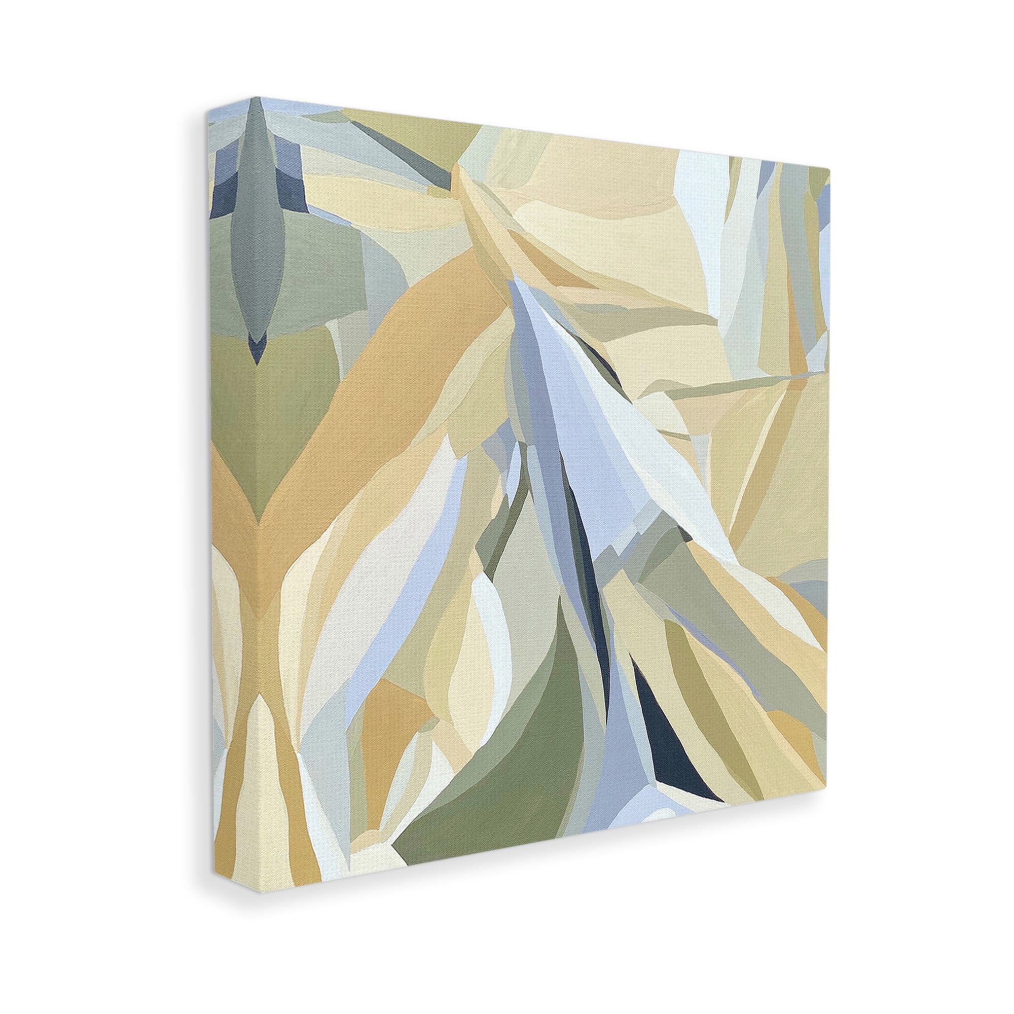 Stupell Industries Dynamic Geometric Pattern Abstract Painting Gallery Wrapped Canvas Art Print Wall Art, 36 x 36