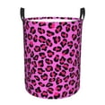 thumbnail image 2 of Leopard Cheetah Seamless Pattern Laundry Basket Collapsible Large Clothes Storage Bin Animal Skin Pr, 2 of 5
