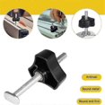 thumbnail image 2 of 8 Set T-Bolt Knob Set, T-Screw and Plastic Knob Nut - Woodworking Tool Jigs Screw Fixture, Used with 1/4 inch and T-Slot, 2 of 5