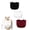 Black White Claret, variant on 3Pcs Women's Modesty Inserts for Low Cut Dresses Mock Camisole Bra Insert Overlay Modesty Panel Vest